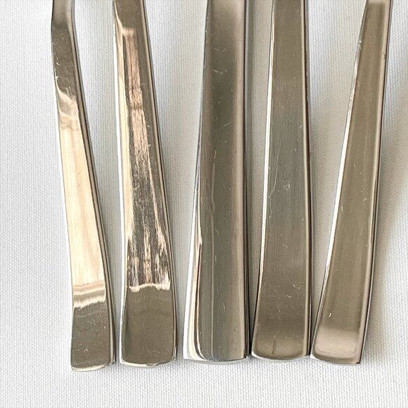 Gourmet Settings GS Cami 10pc Set Glossy Forks Knives Spoons Flatware 5pc x2 - Picture 5 of 7
